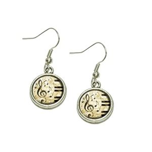Vintage Music Earrings